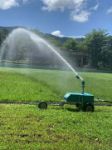 Lawn irrigation with IrriCruiser Midi