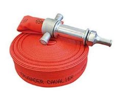 Cavalier m class fire hose with an exterior coating