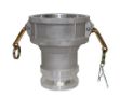 Aluminum Camlock Type DA Coupler X Male Adapter Reducer