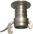 Bauer-male coupling-with flange-and-closure-ring-table-D