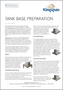 Tank-base-preparation